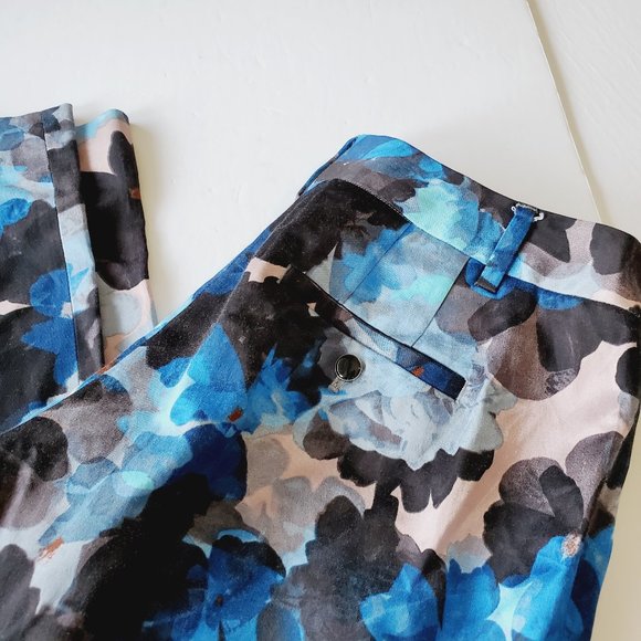 ANTHRO ELEVENSES Brighton Wide Leg Floral Pants - Picture 2 of 9